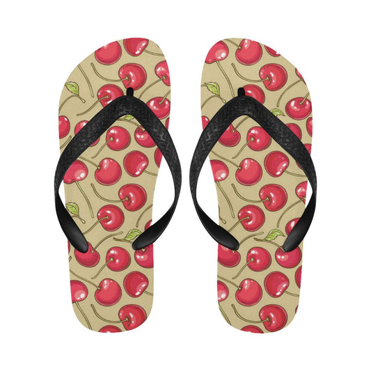 Cherry Pattern Print Design CH05 Flip Flops-JorJune