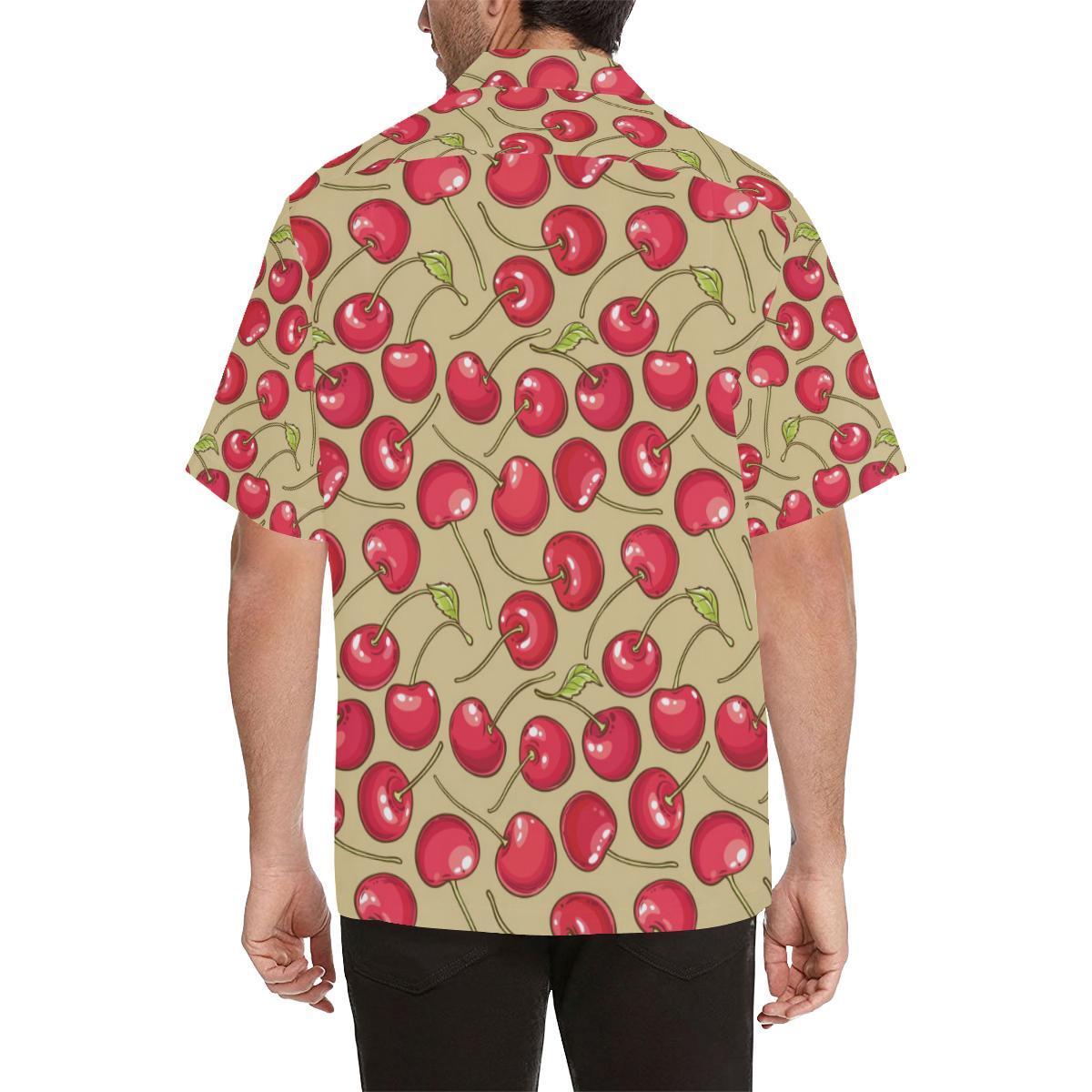 Cherry Pattern Print Design CH05 Men Hawaiian Shirt-JorJune