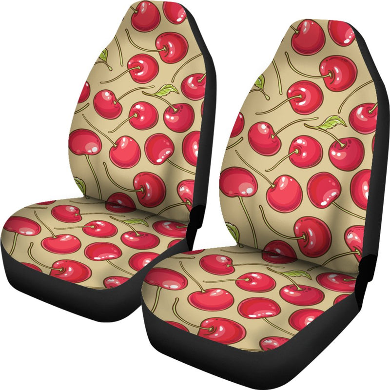 Cherry Pattern Print Design CH05 Universal Fit Car Seat Covers