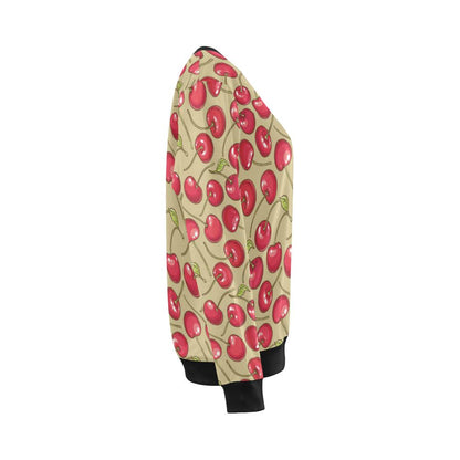 Cherry Pattern Print Design CH05 Women Long Sleeve Sweatshirt-JorJune