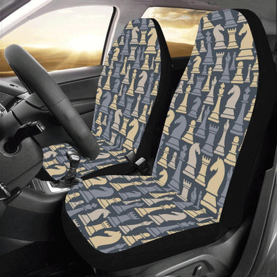 Chess Pattern Print Design 04 Car Seat Covers (Set of 2)-JORJUNE.COM