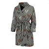 Chicken Pattern Print Design 01 Men Bathrobe-JORJUNE.COM