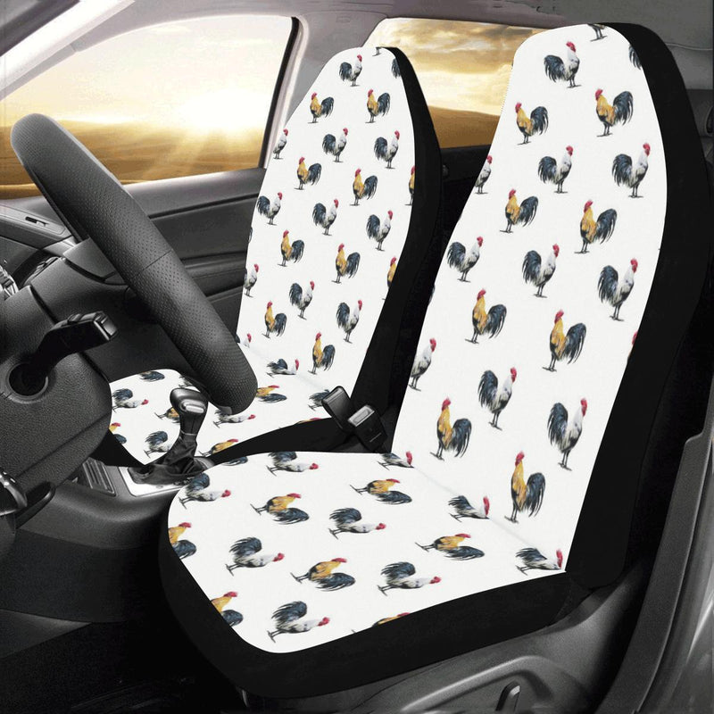 Chicken Pattern Print Design 02 Car Seat Covers (Set of 2)-JORJUNE.COM