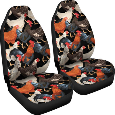 Chicken Print Pattern Universal Fit Car Seat Covers