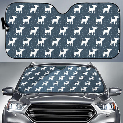 Chihuahua Pattern Print Design 03 Car Sun Shade-JORJUNE.COM