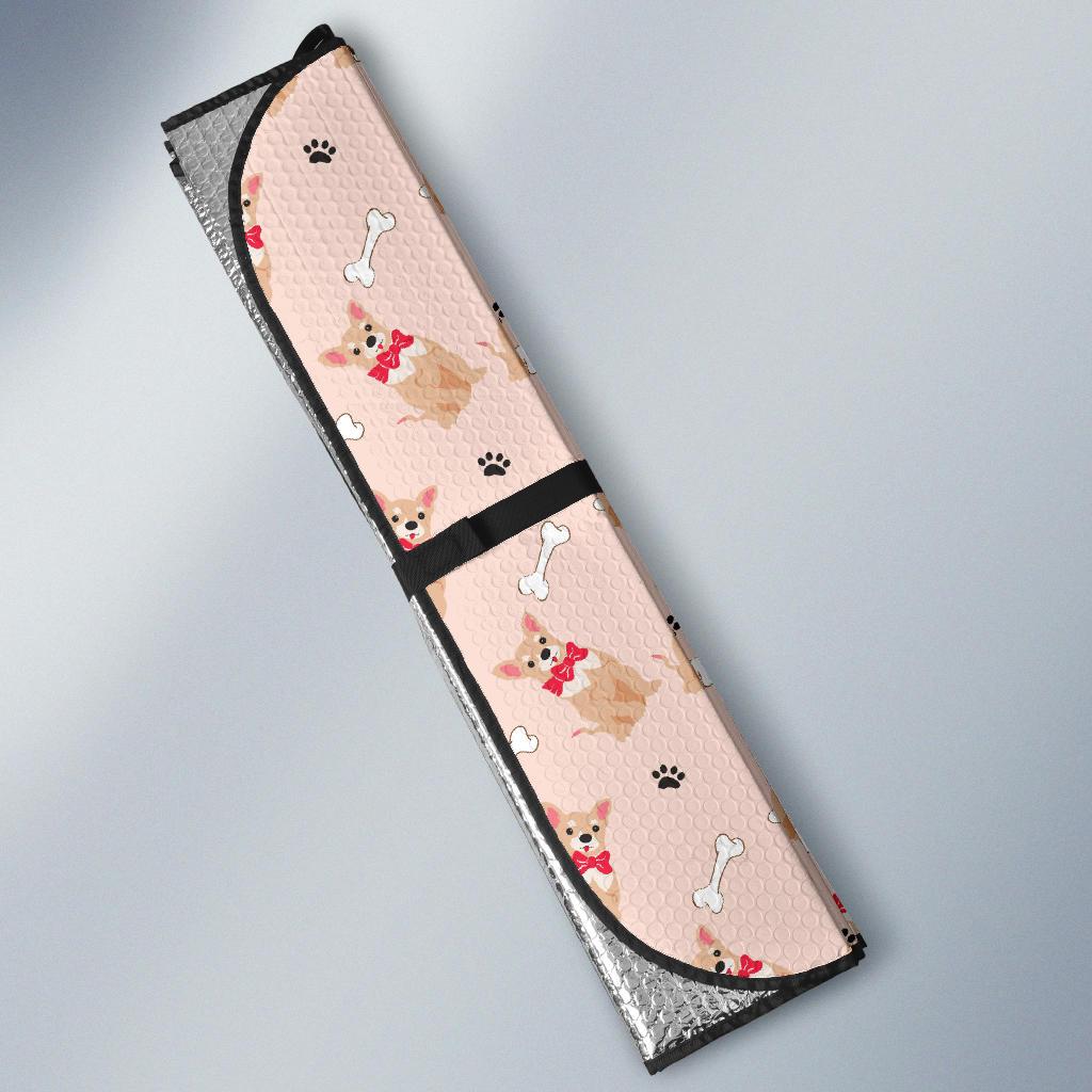 Chihuahua Pattern Print Design 04 Car Sun Shade-JORJUNE.COM