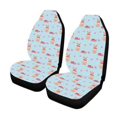 Chihuahua Pattern Print Design 05 Car Seat Covers (Set of 2)-JORJUNE.COM