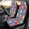 Chimpanzee Pattern Print Design 03 Car Seat Covers (Set of 2)-JORJUNE.COM