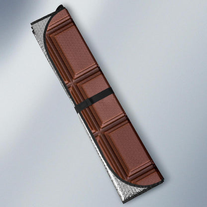 Chocolate Pattern Print Design 03 Car Sun Shade-JORJUNE.COM