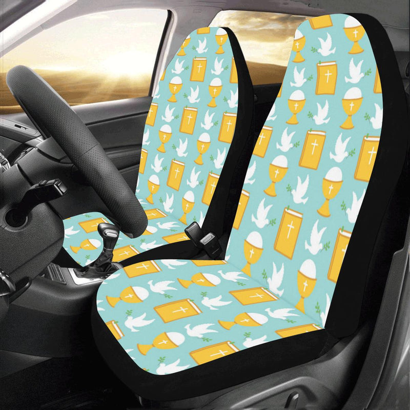 Christian Pattern Print Design 02 Car Seat Covers (Set of 2)-JORJUNE.COM