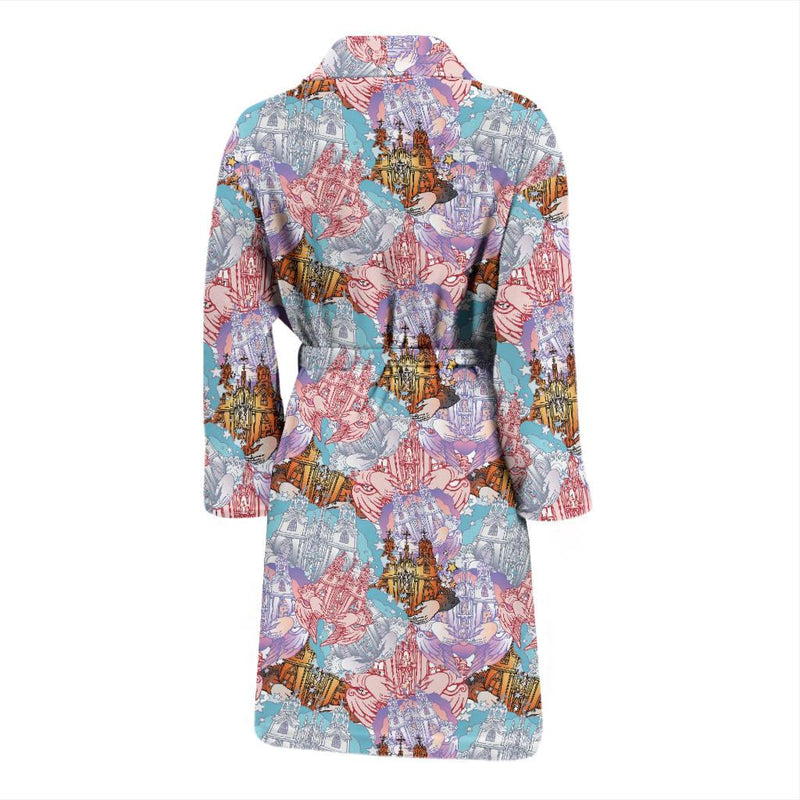 Christian Pattern Print Design 03 Men Bathrobe-JORJUNE.COM