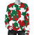 Christmas Color Camo Print Women Crewneck Sweatshirt