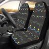 Christmas Light Pattern Print Design 01 Car Seat Covers (Set of 2)-JORJUNE.COM