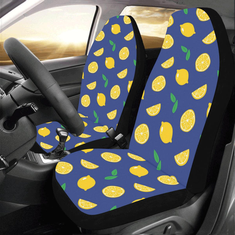 Citrus Pattern Print Design 02 Car Seat Covers (Set of 2)-JORJUNE.COM