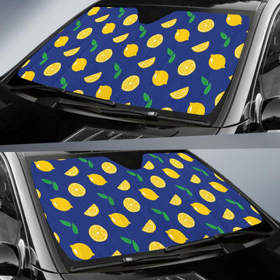 Citrus Pattern Print Design 02 Car Sun Shade-JORJUNE.COM