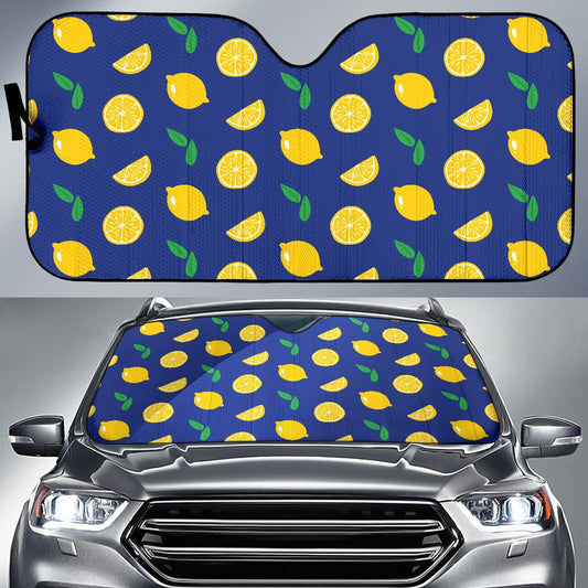Citrus Pattern Print Design 02 Car Sun Shade-JORJUNE.COM