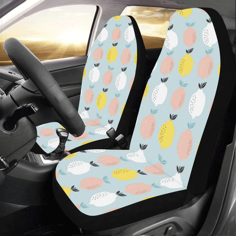 Citrus Pattern Print Design 03 Car Seat Covers (Set of 2)-JORJUNE.COM