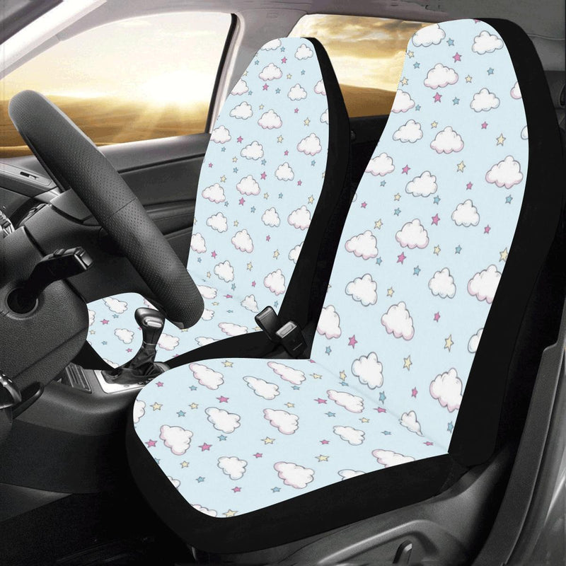 Cloud Pattern Print Design 01 Car Seat Covers (Set of 2)-JORJUNE.COM