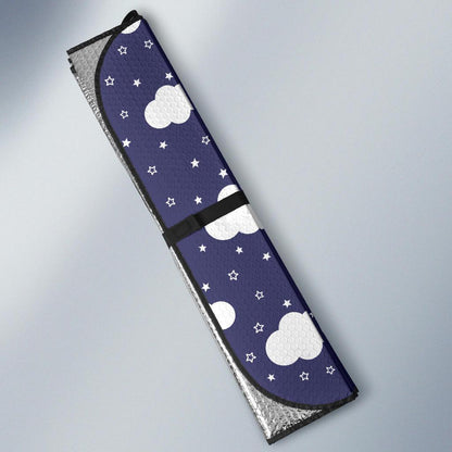 Cloud Pattern Print Design 03 Car Sun Shade-JORJUNE.COM