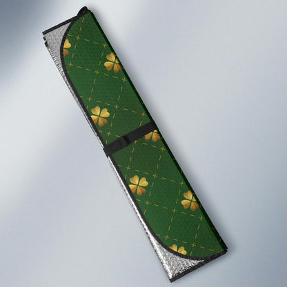Clover Pattern Print Design 01 Car Sun Shade-JORJUNE.COM
