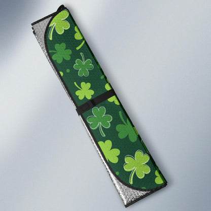 Clover Pattern Print Design 02 Car Sun Shade-JORJUNE.COM