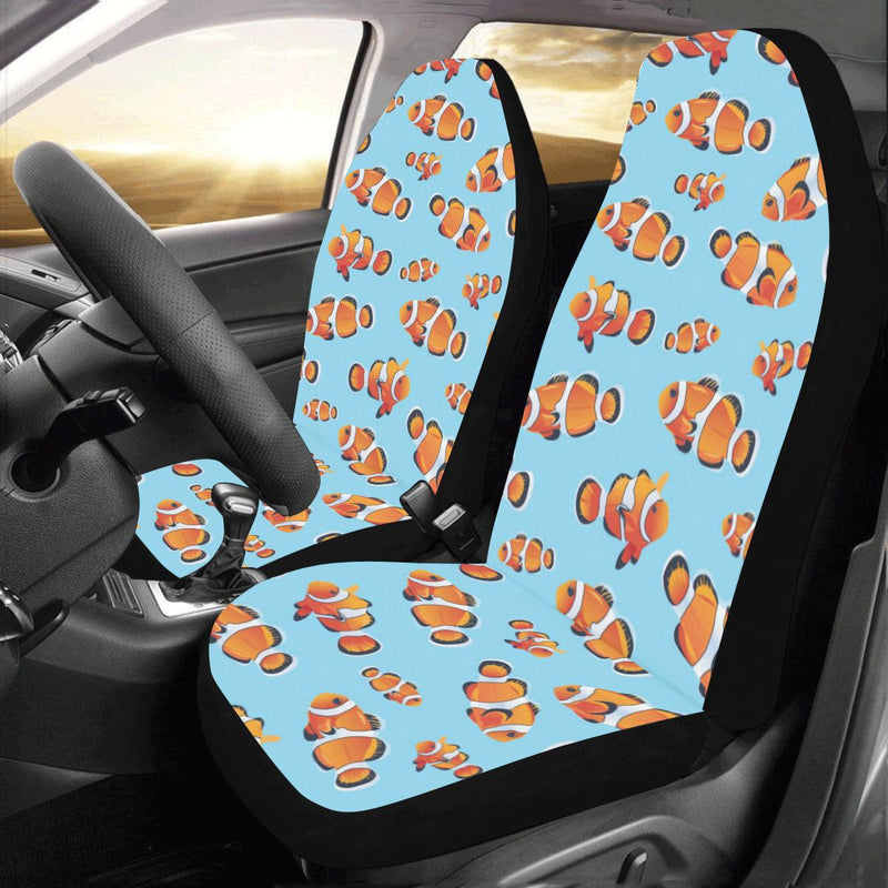 Clownfish Pattern Print Design 01 Car Seat Covers (Set of 2)-JORJUNE.COM