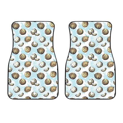 Coconut Pattern Print Design CN01 Car Floor Mats-JorJune