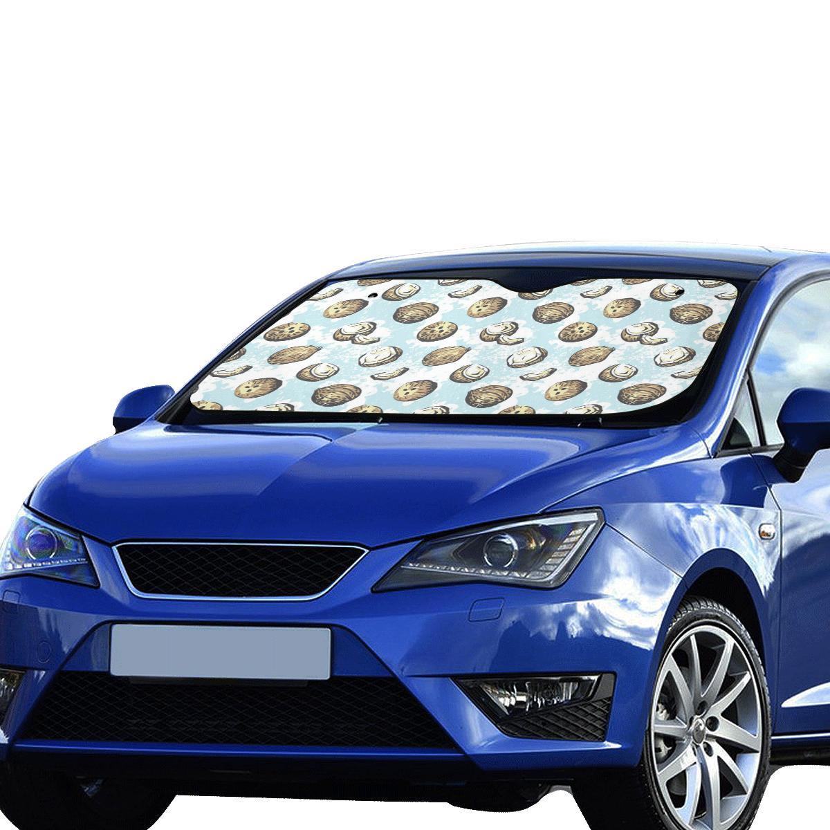 Coconut Pattern Print Design CN01 Car Sun Shade-JorJune