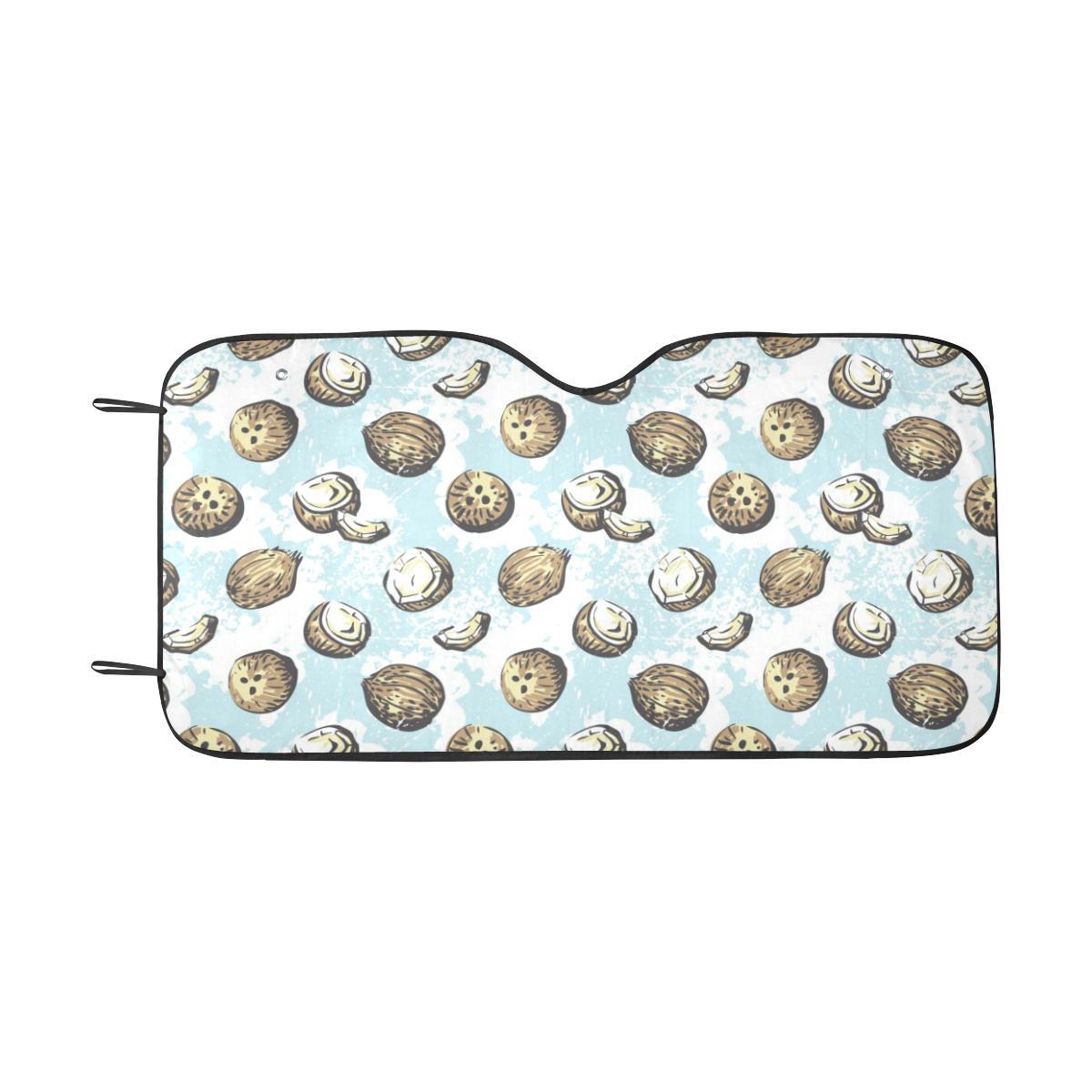 Coconut Pattern Print Design CN01 Car Sun Shade-JorJune