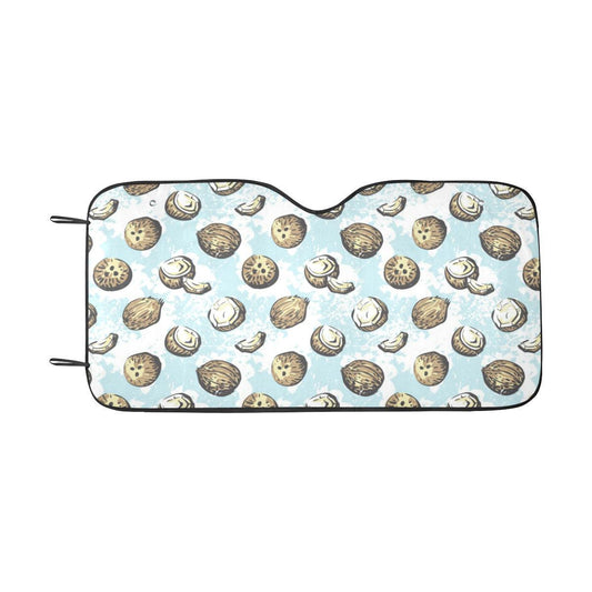 Coconut Pattern Print Design CN01 Car Sun Shade-JorJune