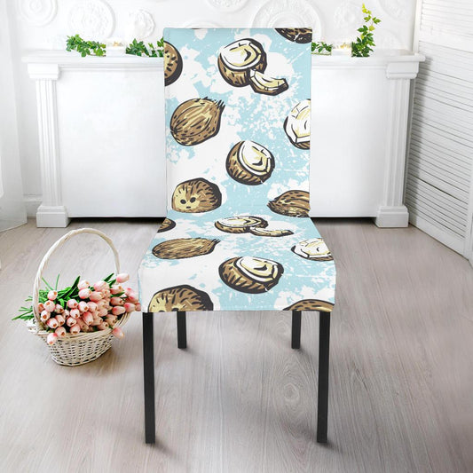 Coconut Pattern Print Design CN01 Dining Chair Slipcover-JORJUNE.COM