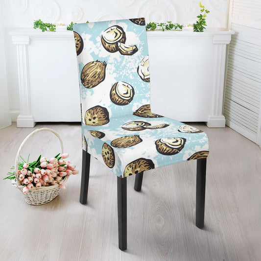 Coconut Pattern Print Design CN01 Dining Chair Slipcover-JORJUNE.COM