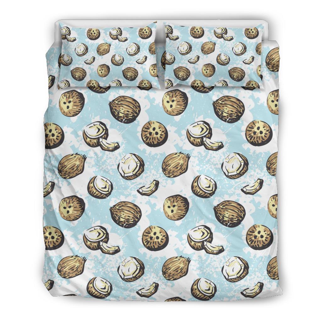 Coconut Pattern Print Design CN01 Duvet Cover Bedding Set-JORJUNE.COM
