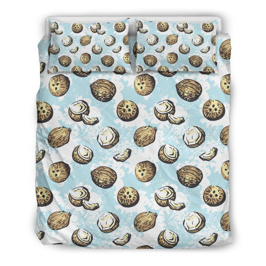 Coconut Pattern Print Design CN01 Duvet Cover Bedding Set-JORJUNE.COM