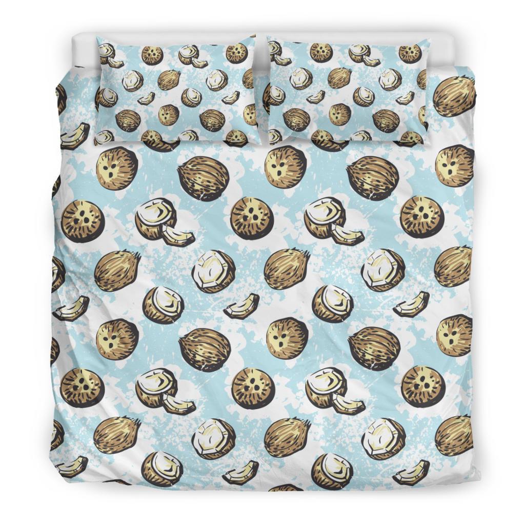 Coconut Pattern Print Design CN01 Duvet Cover Bedding Set-JORJUNE.COM