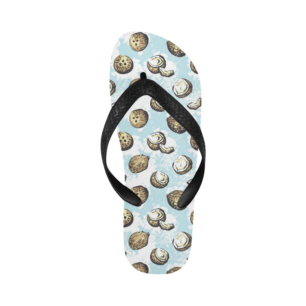 Coconut Pattern Print Design CN01 Flip Flops-JorJune