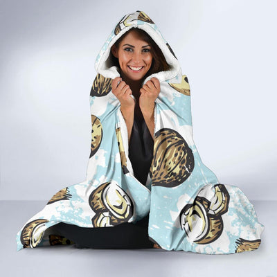 Coconut Pattern Print Design CN01 Hooded Blanket-JORJUNE.COM