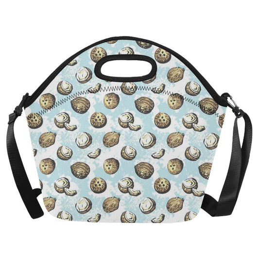 Coconut Pattern Print Design CN01 Neoprene Lunch Bag-JorJune