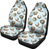 Coconut Pattern Print Design CN01 Universal Fit Car Seat Covers