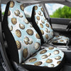 Coconut Pattern Print Design CN01 Universal Fit Car Seat Covers