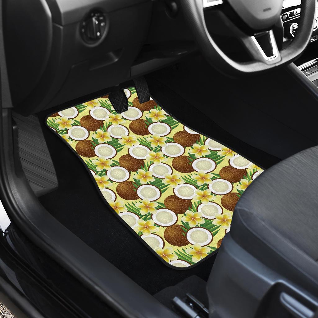 Coconut Pattern Print Design CN02 Car Floor Mats-JorJune