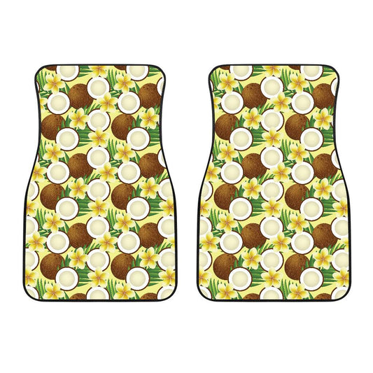 Coconut Pattern Print Design CN02 Car Floor Mats-JorJune