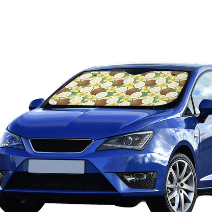 Coconut Pattern Print Design CN02 Car Sun Shade-JorJune