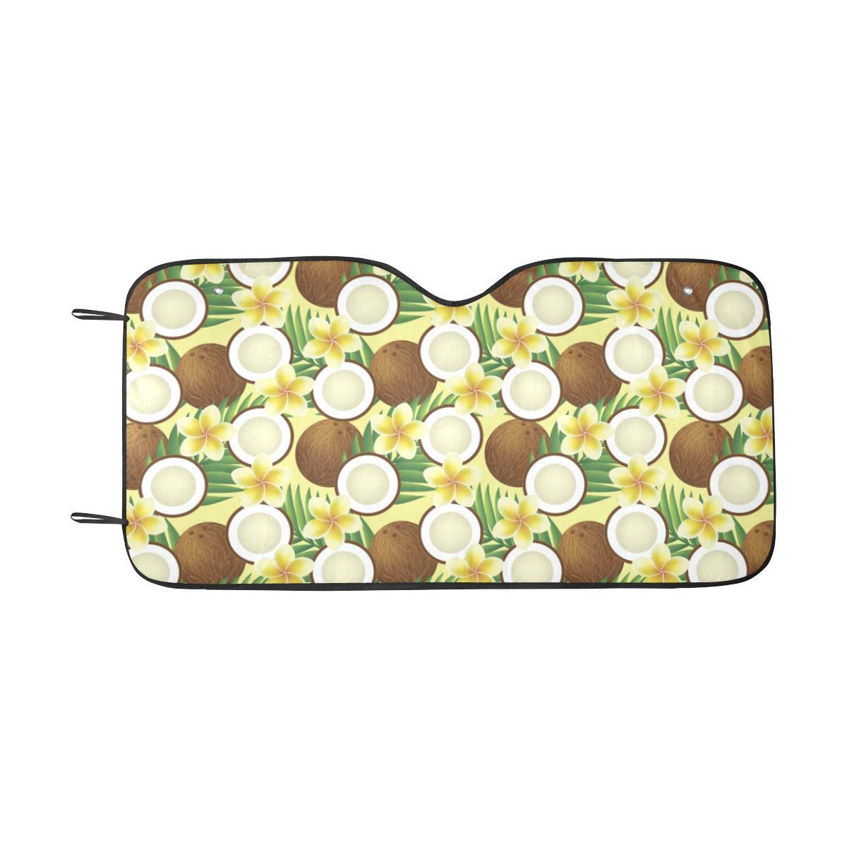 Coconut Pattern Print Design CN02 Car Sun Shade-JorJune