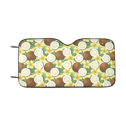 Coconut Pattern Print Design CN02 Car Sun Shade-JorJune