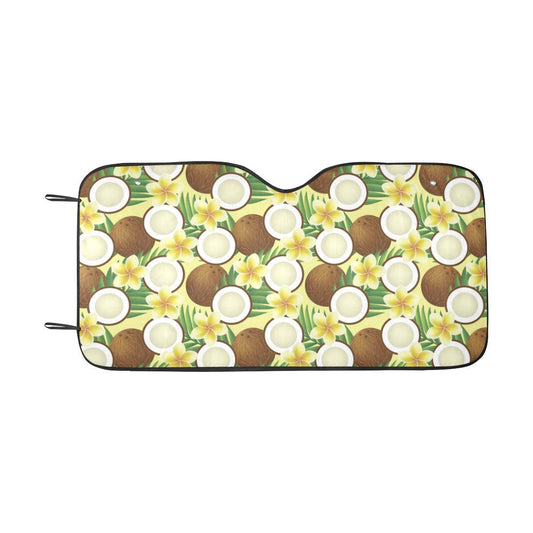 Coconut Pattern Print Design CN02 Car Sun Shade-JorJune