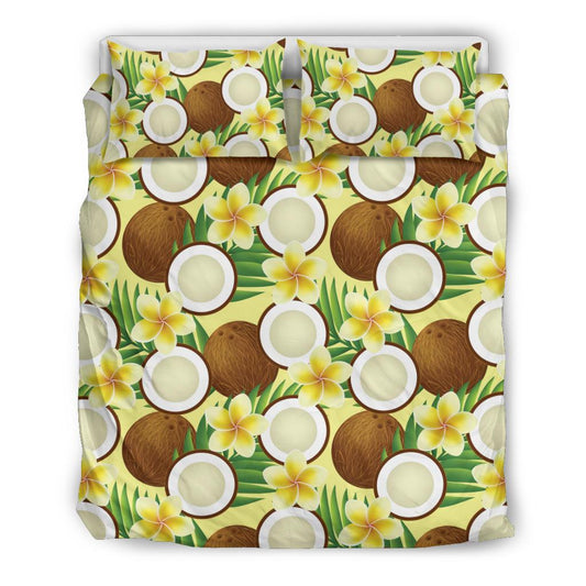 Coconut Pattern Print Design CN02 Duvet Cover Bedding Set-JORJUNE.COM