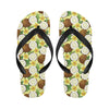 Coconut Pattern Print Design CN02 Flip Flops-JorJune