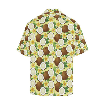 Coconut Pattern Print Design CN02 Men Hawaiian Shirt-JorJune