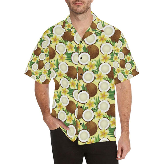 Coconut Pattern Print Design CN02 Men Hawaiian Shirt-JorJune